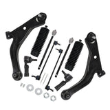 For Ford Escape Mercury Mariner Front Lower Control Arms Kit Sway Bars Tie Rods – product image