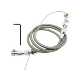 For Ford GM Mustang 302 Universal 24" Stainless Steel Throttle Cable Braided – product image 2