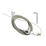 For Ford GM Mustang 302 Universal 24" Stainless Steel Throttle Cable Braided – product image 3
