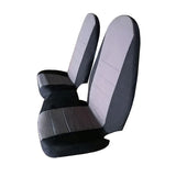 For Ford Ranger 1998-2003 60/40 Highback Cotton Truck Seat Covers Black Silver – product image 3