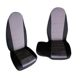 For Ford Ranger 1998-2003 60/40 Highback Cotton Truck Seat Covers Black Silver – product image 4