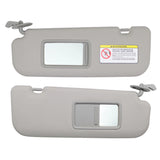 For Hyundai Veloster 2012-15 Sun Visor Pair L/R Driver & Passenger Side Gray – product image