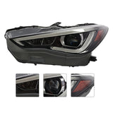 Left Projector Headlight with AFS LED DRL for 2017-2022 Infiniti Q60 260755CH1A – product image