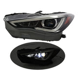 Left Projector Headlight with AFS LED DRL for 2017-2022 Infiniti Q60 260755CH1A – product image 2