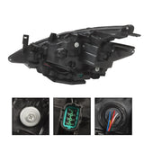 For Nissan Murano 2022-23 Passenger Side LED Headlight Assembly Black Housing – product image 6