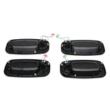 Exterior Door Handle Set for 2000-2006 Chevrolet Silverado Tahoe GMC Sierra 377501427283 – product image 5