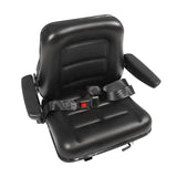 Forklift Seat w/Armrest Fold Down Excavator Tractor Loader Backhoe – product image 2