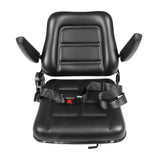 Forklift Seat w/Armrest Fold Down Excavator Tractor Loader Backhoe – product image 5