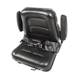Forklift Seat w/Armrest Fold Down Excavator Tractor Loader Backhoe – product image 7