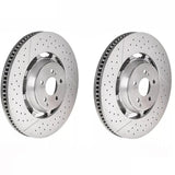 Front and Rear Brake Rotor Set of 4 for Mercedes-Benz W222 S63 and S65 AMG