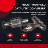 Front and Rear Catalytic Converters for 2012-2017 Hyundai Accent 1.6L – product image