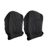 Front Bottom & Top Back Leather Seat Cover Black For 2011 2012-16 Ford F250 us – product image
