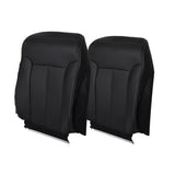 Front Bottom & Top Back Leather Seat Cover Black For 2011 2012-16 Ford F250 us – product image 2