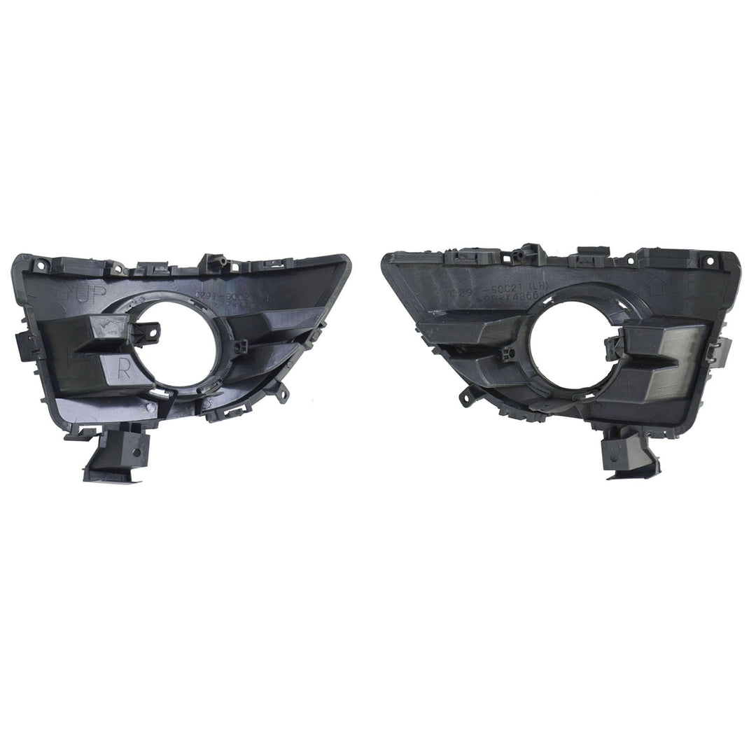 Front Bumper Fog Light Bezel Pair for 2008-2010 Mazda 5