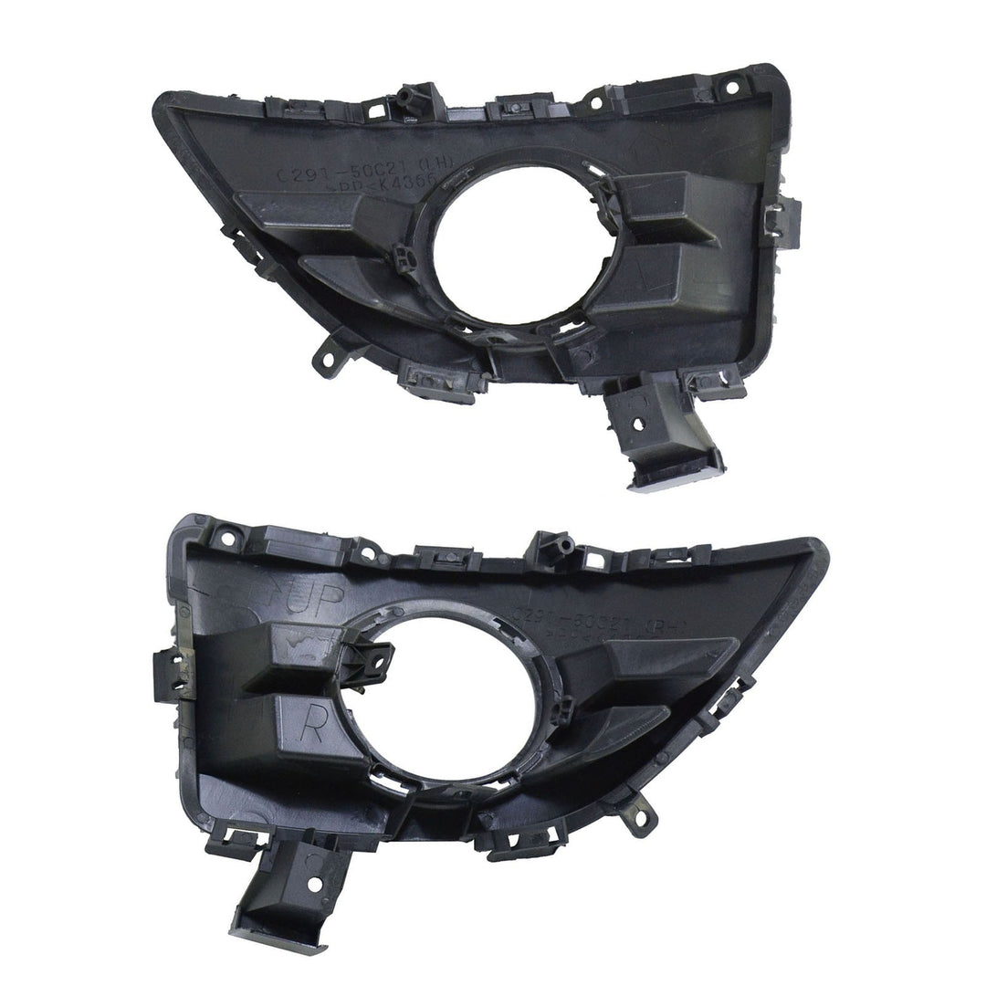 Front Bumper Fog Light Bezel Pair for 2008-2010 Mazda 5