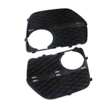 Front Bumper Fog Light Closed Grille Cover Pair for 2012-2014 BMW X6 E71