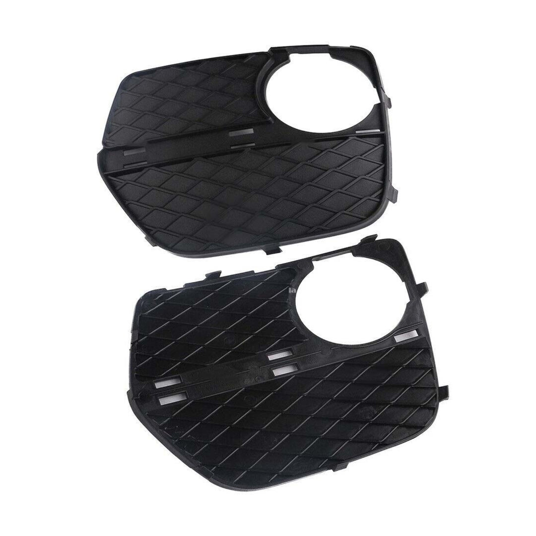Front Bumper Fog Light Closed Grille Cover Pair for 2012-2014 BMW X6 E71