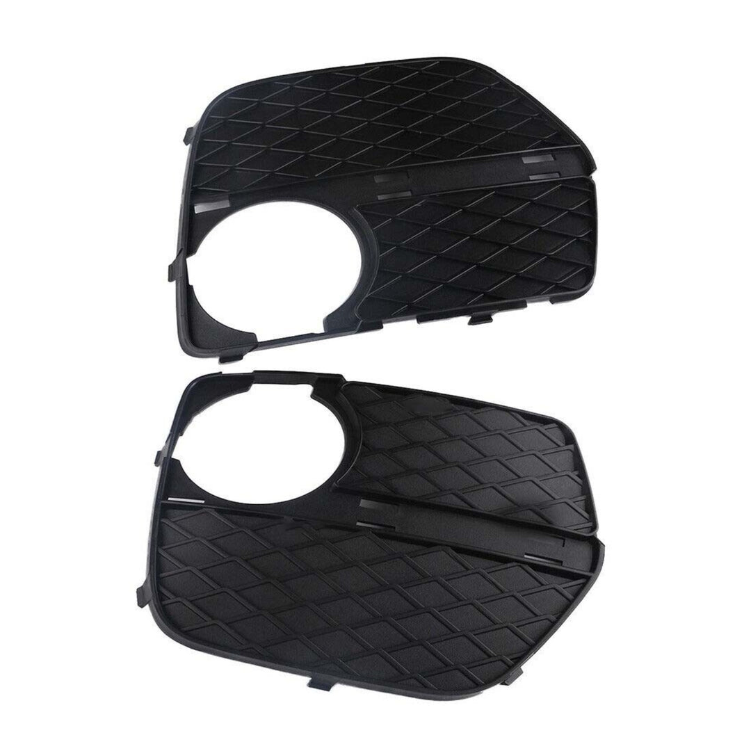 Front Bumper Fog Light Closed Grille Cover Pair for 2012-2014 BMW X6 E71