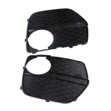 Front Bumper Fog Light Closed Grille Cover Pair for 2012-2014 BMW X6 E71