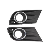 Front Bumper Fog Light Cover LH RH w/Chrome Ring For Honda Pilot 2012-15 Pair – product image 2