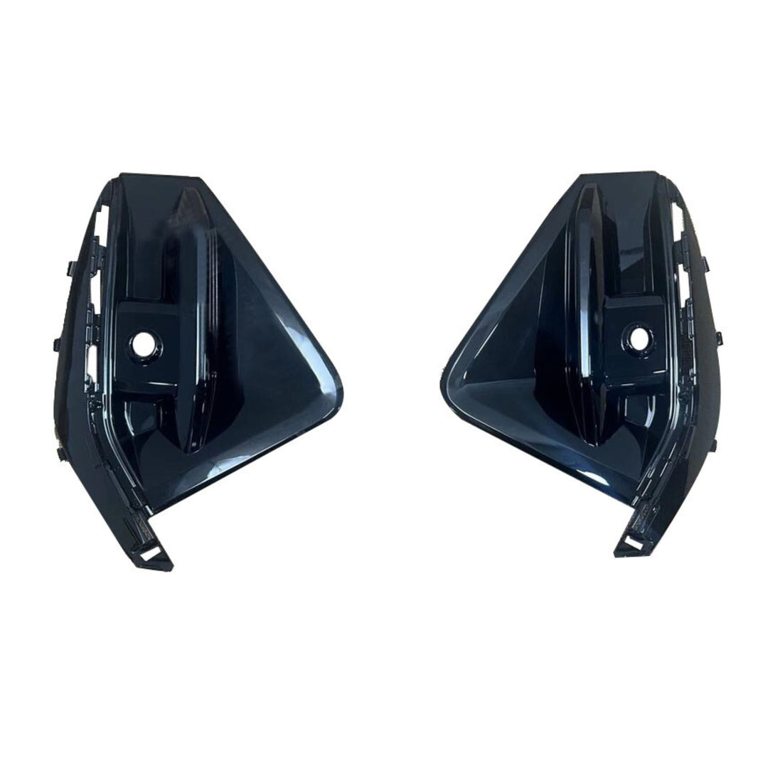 Front Bumper Fog Light Cover Pair for 2022-2024 Audi Q4 e-tron Sportback