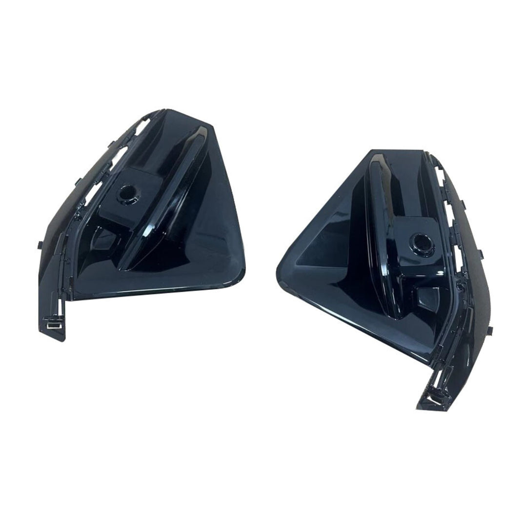 Front Bumper Fog Light Cover Pair for 2022-2024 Audi Q4 e-tron Sportback