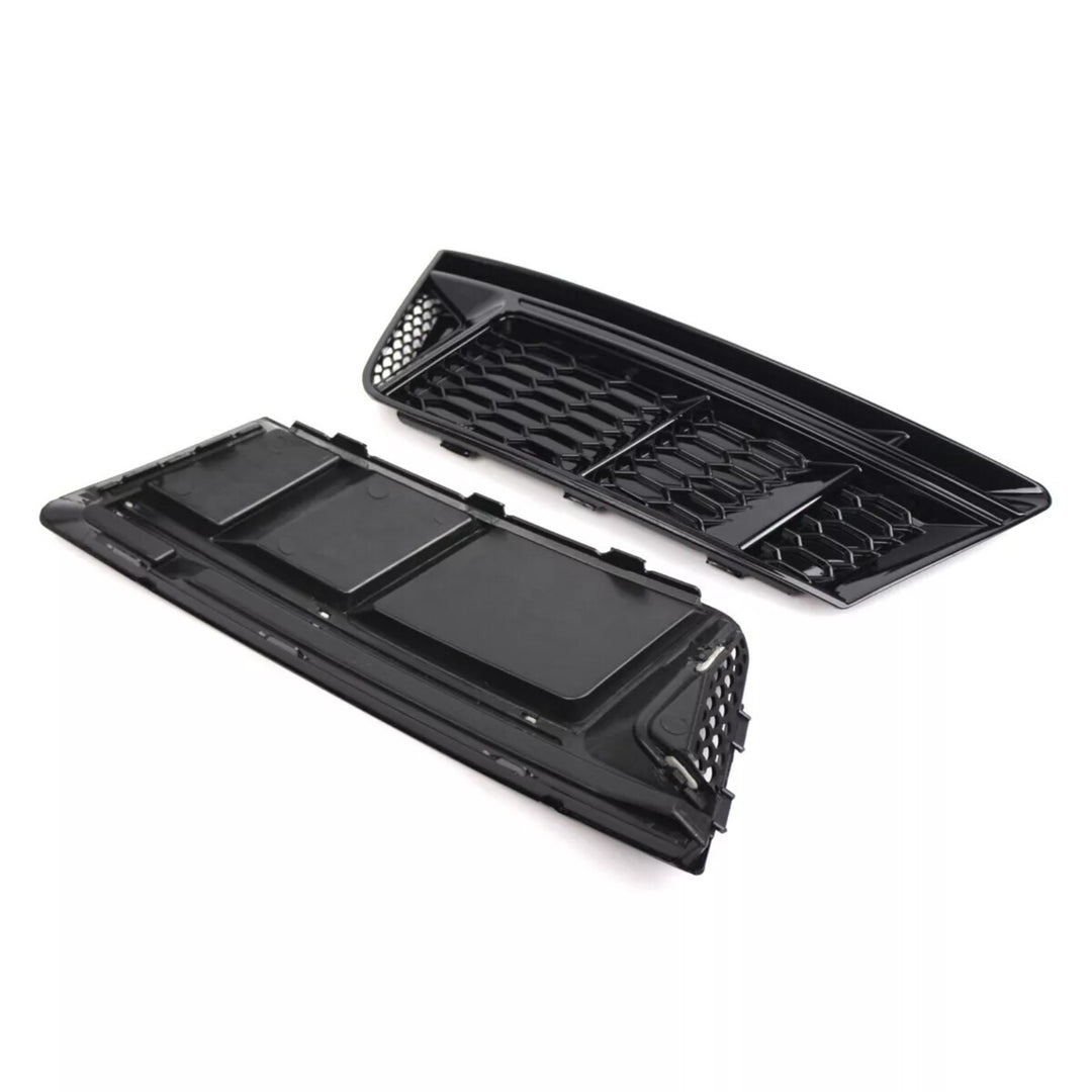 Front Bumper Fog Light Grille Pair for 2016-2018 Audi A4