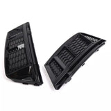 Front Bumper Fog Light Grille Pair for 2016-2018 Audi A4
