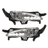 Front Bumper Fog Lights Bezels Set w/bulb Fit For 2011 2012 2013 Kia Optima Pair – product image