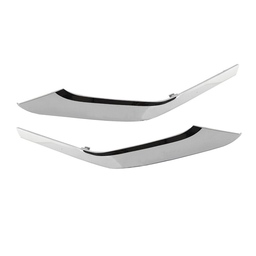 Front Bumper Grille Chrome Molding Trim Set of 4 for 2018-2021 Mitsubishi Eclipse Cross