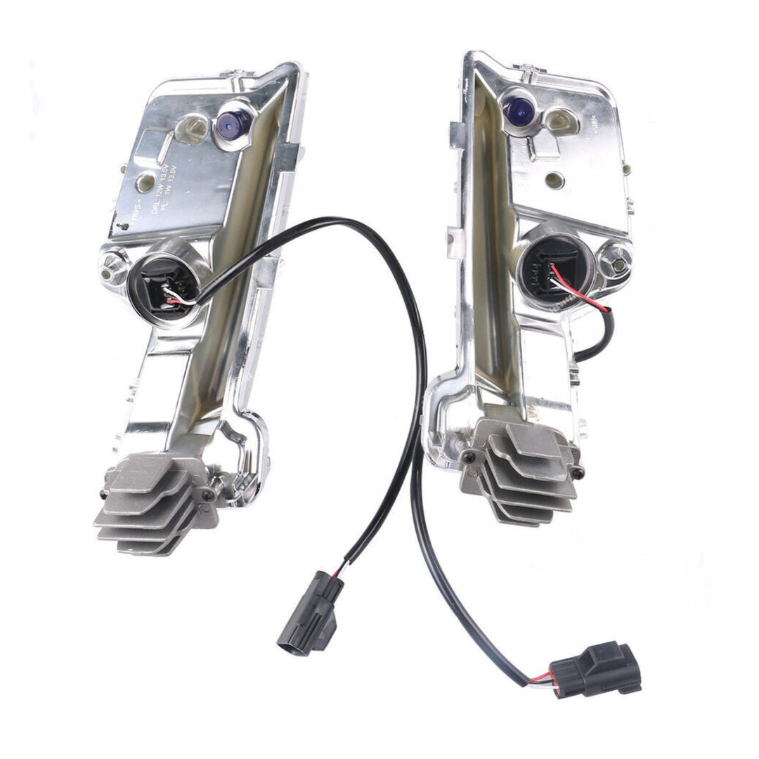 Front Bumper LED Fog Light Pair Clear for 2014-2018 Volvo S60
