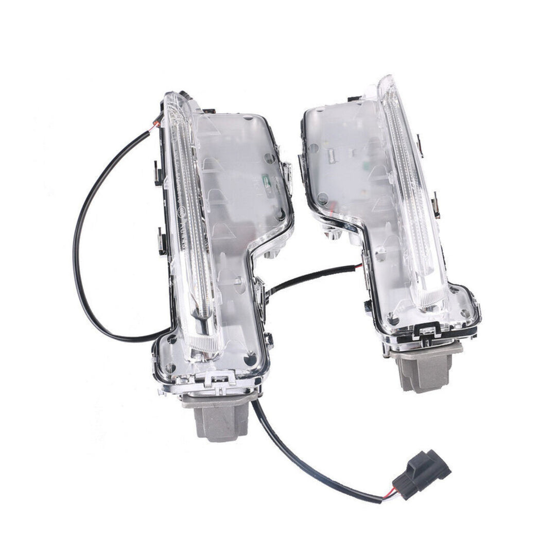 Front Bumper LED Fog Light Pair Clear for 2014-2018 Volvo S60