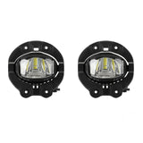 Front Bumper LED Projector Fog Light Pair for 2019-2020 Jeep Cherokee