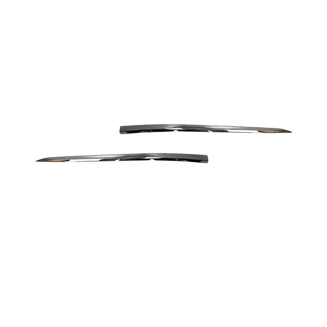 Front Bumper Lower Chrome Trim Molding Strip Pair for 2019-2021 Audi A8 D5