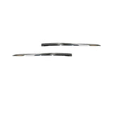 Front Bumper Lower Chrome Trim Molding Strip Pair for 2019-2021 Audi A8 D5