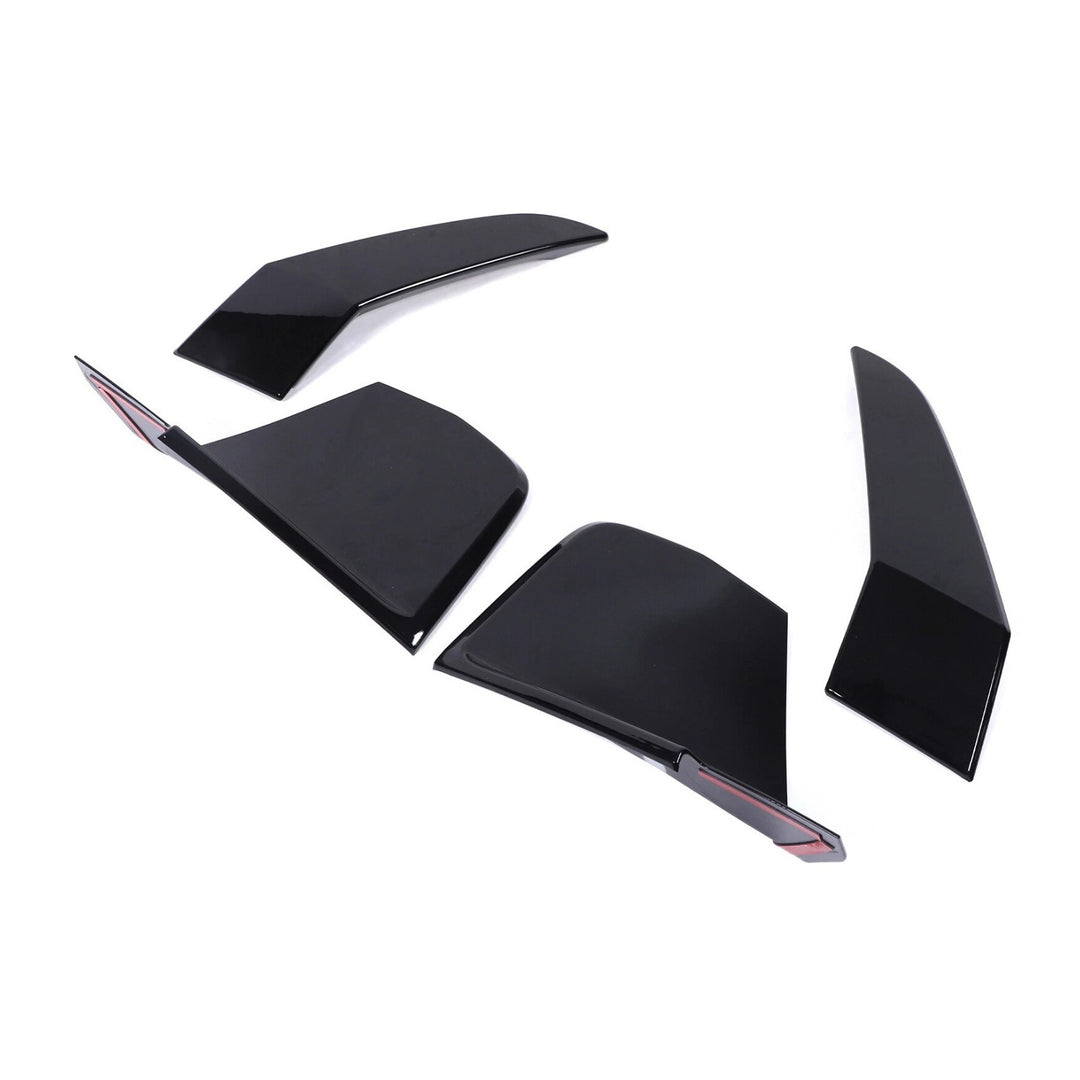Front Bumper Nostril Guard Molding Trim Gloss Black for 2023-2024 BMW X7