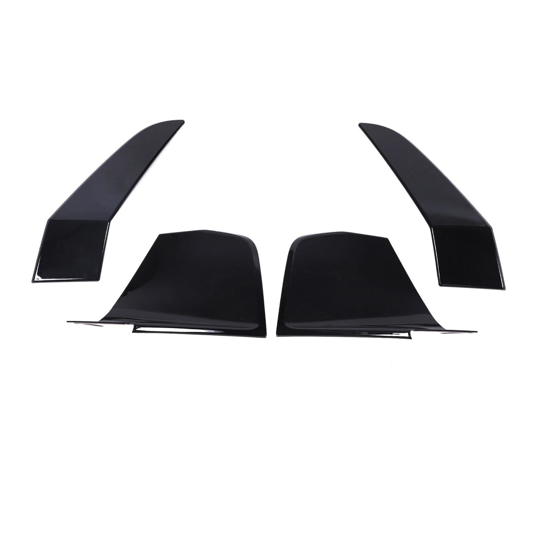Front Bumper Nostril Guard Molding Trim Gloss Black for 2023-2024 BMW X7