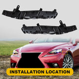 Front Bumper Retainer Brackets Set Fit for 2006-2015 Lexus IS250 IS350 – product image 3