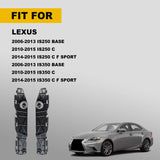 Front Bumper Retainer Brackets Set Fit for 2006-2015 Lexus IS250 IS350 – product image 6