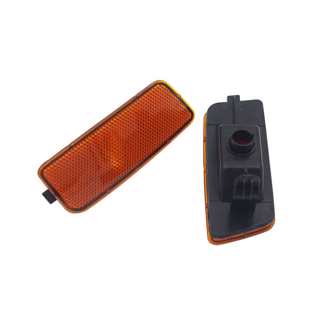 Front Bumper Side Marker Light Pair Amber for 2010-2014 Volkswagen GTI MK6