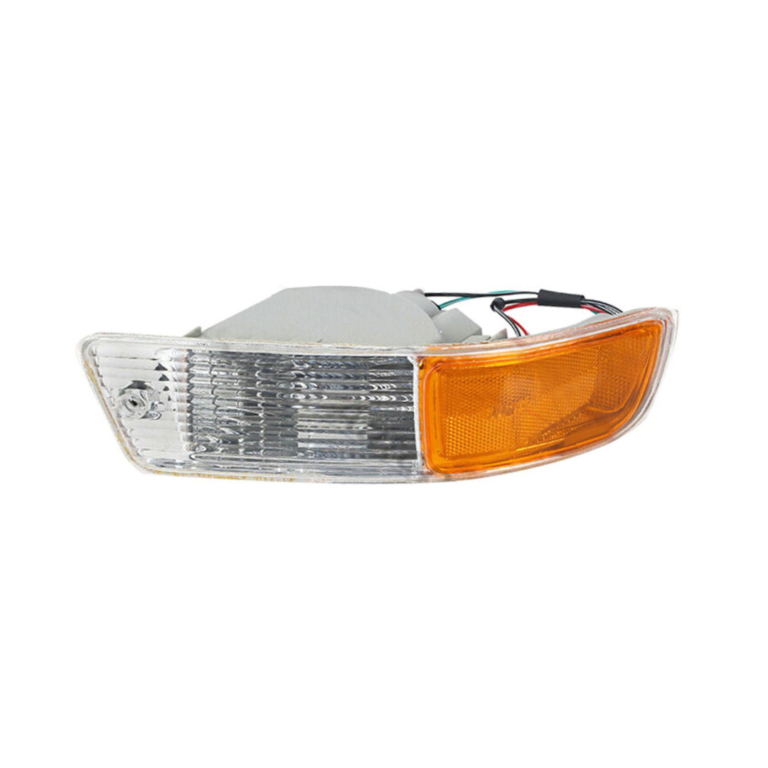 Front Bumper Yellow Fog Light Pair with Harness for 1998-2000 Toyota RAV4