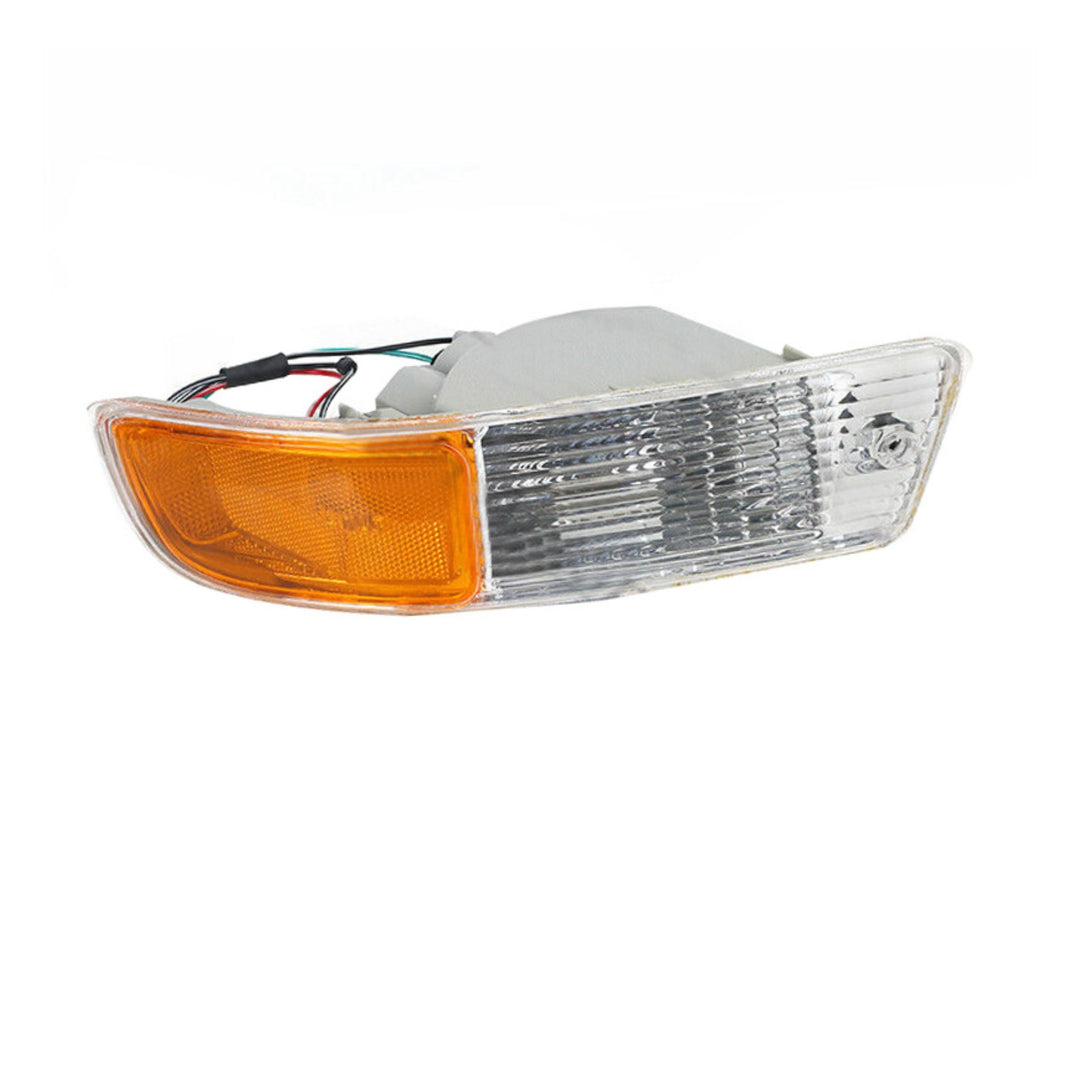 Front Bumper Yellow Fog Light Pair with Harness for 1998-2000 Toyota RAV4