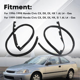 Front Door Sub Weather Seal Kit Left Right For Honda Civic 1996-2000 72325-S03-G01 – product image 12