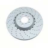 Front Drilled Brake Rotors Pair for BMW M5 and M6