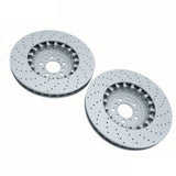 Front Drilled Brake Rotors Pair for BMW M5 and M6