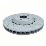 Front Drilled Brake Rotors Pair for BMW M5 and M6
