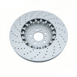 Front Drilled Brake Rotors Pair for BMW M5 and M6