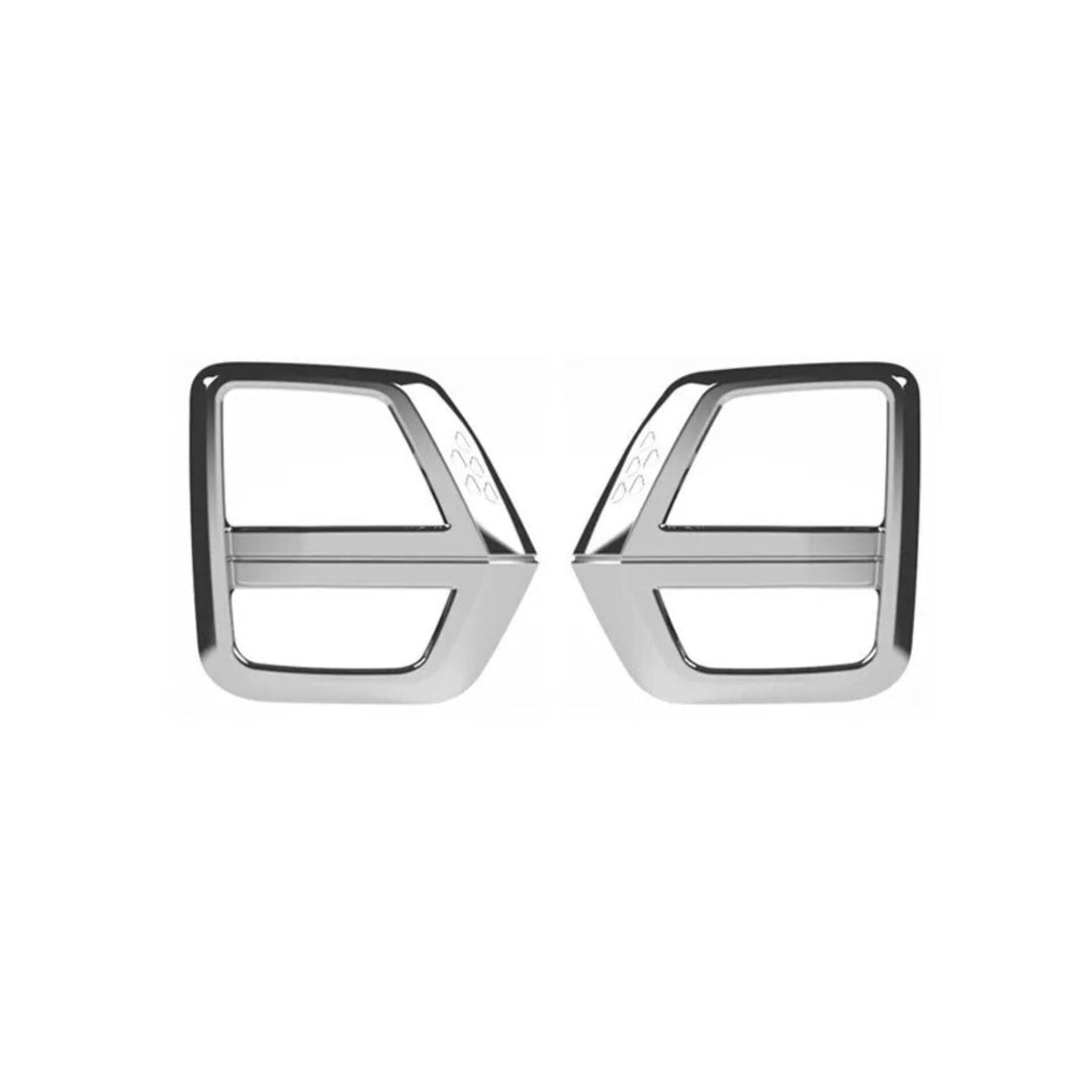 Front Fog Light Bezel Chrome Trim Pair for 2024-2025 Chevrolet Colorado