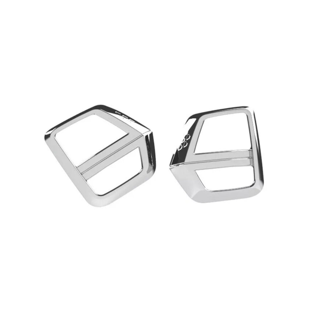 Front Fog Light Bezel Chrome Trim Pair for 2024-2025 Chevrolet Colorado