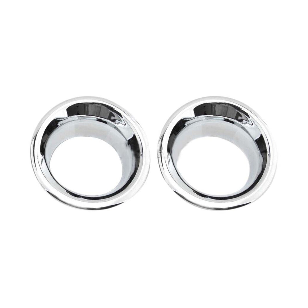Front Fog Light Chrome Bezel Pair for 2006-2010 Hummer H3